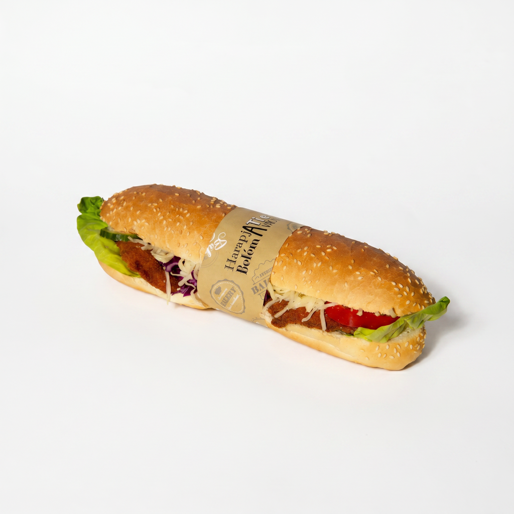 Rántott csirkemelles szendvics 250g
